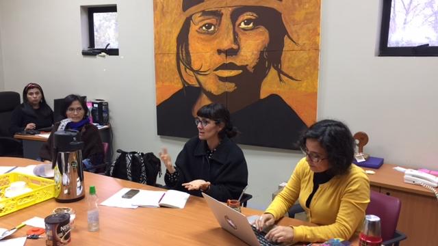Reunión en el Museo Mapuche de Cañete, proyecto Bajo la Lupa