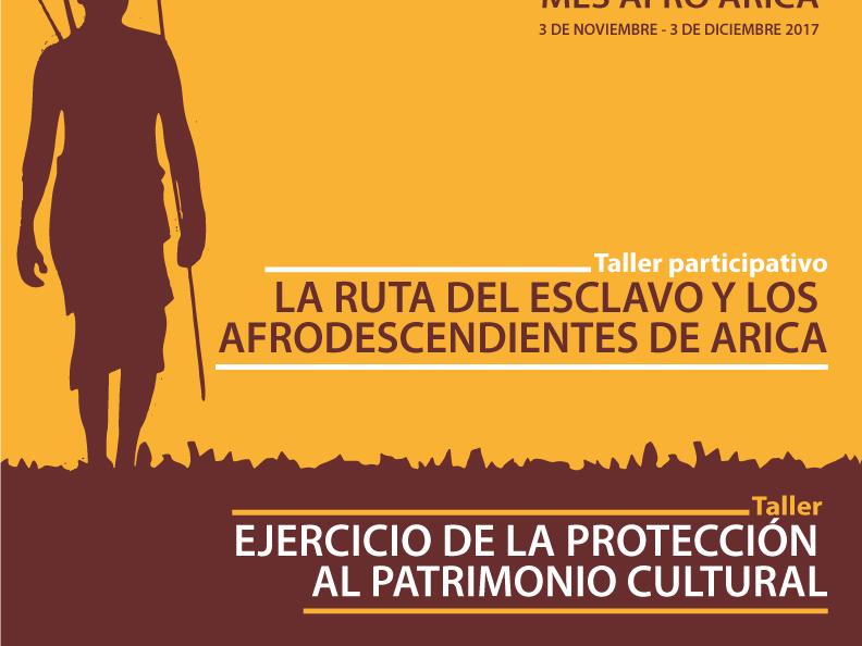 Taller sobre la protección del Patrimonio Cultural, durante el mes Afro-Arica
