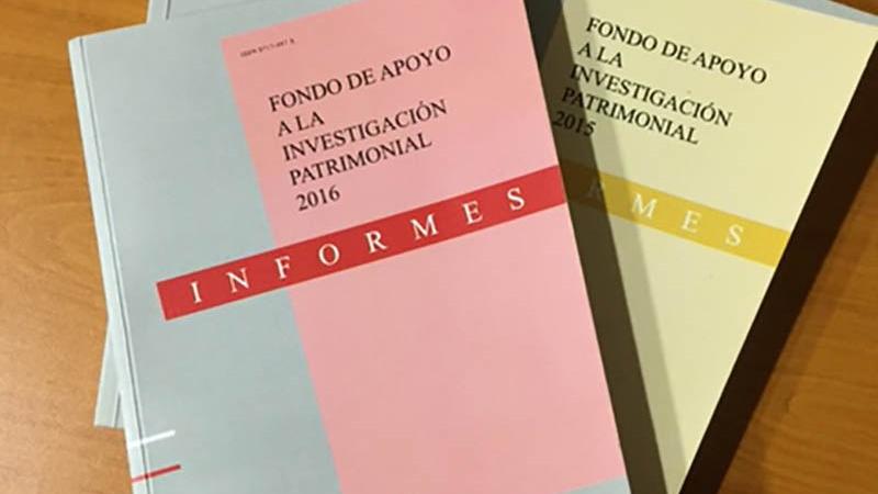 Fondo de Apoyo a la Investigación Patrimonial, que coordina la Subdirección de Investigación 