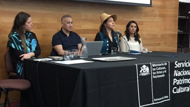 Jacinta Arhur, Te Herekiekie, Lucy Bell y Patricia Ayala