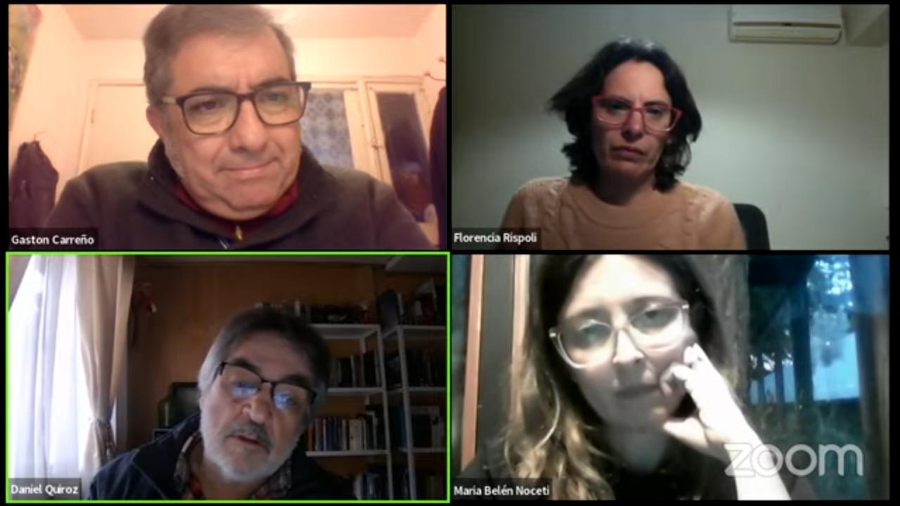 Gastón Carreño, Florencia Ríspoli, Daniel Quiroz y María Belén Noceti