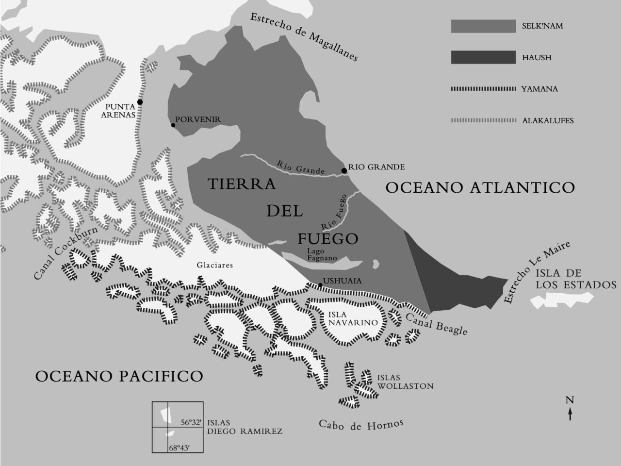 Mapa de la región geográfica tratada en el texto