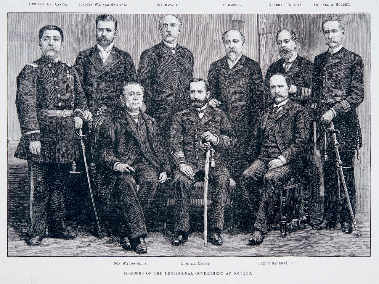 Members of the Provisional Government at Iquique