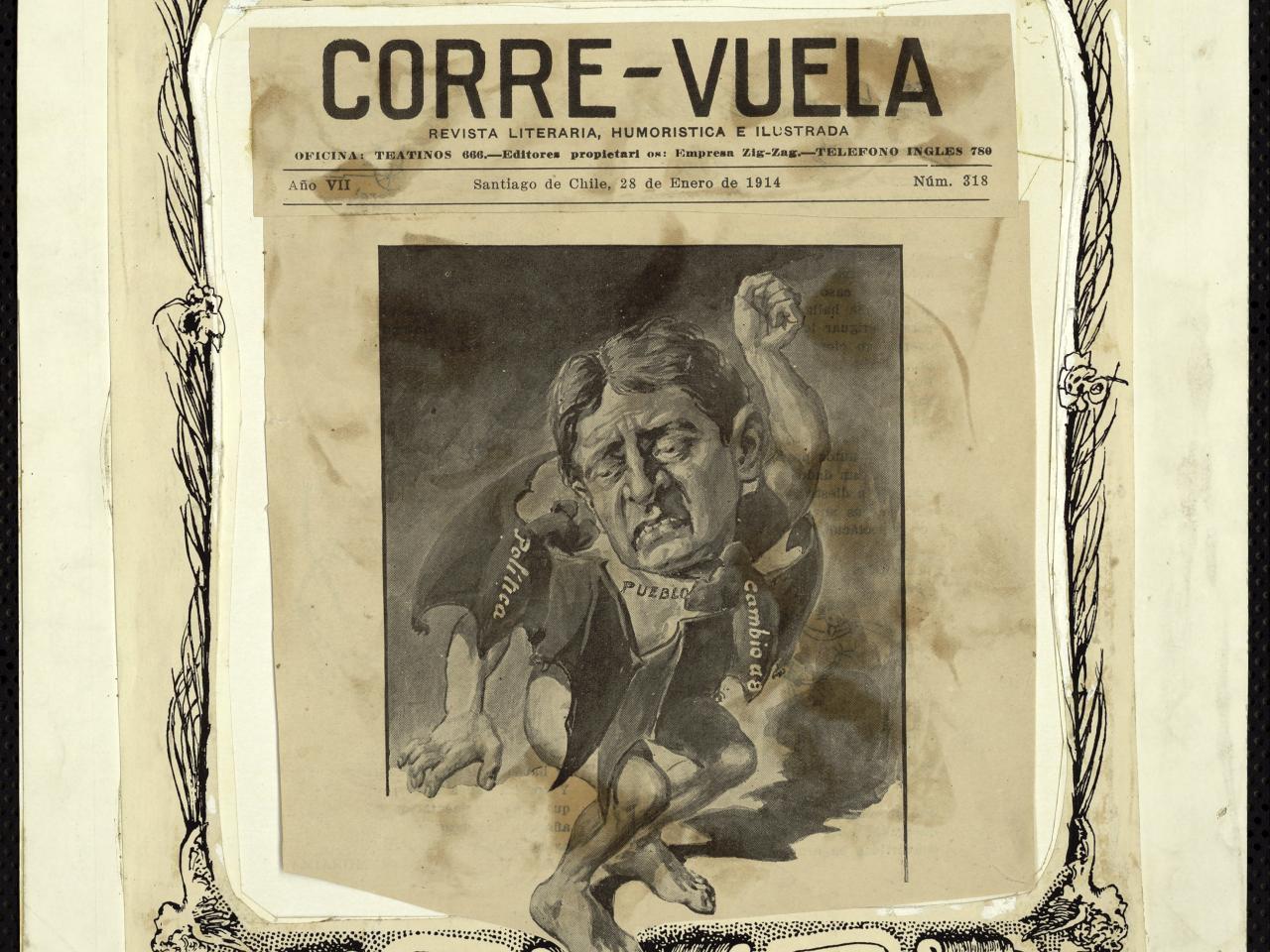 Naftalina corre y vuela. Revista Trauko n° 6, p. 38