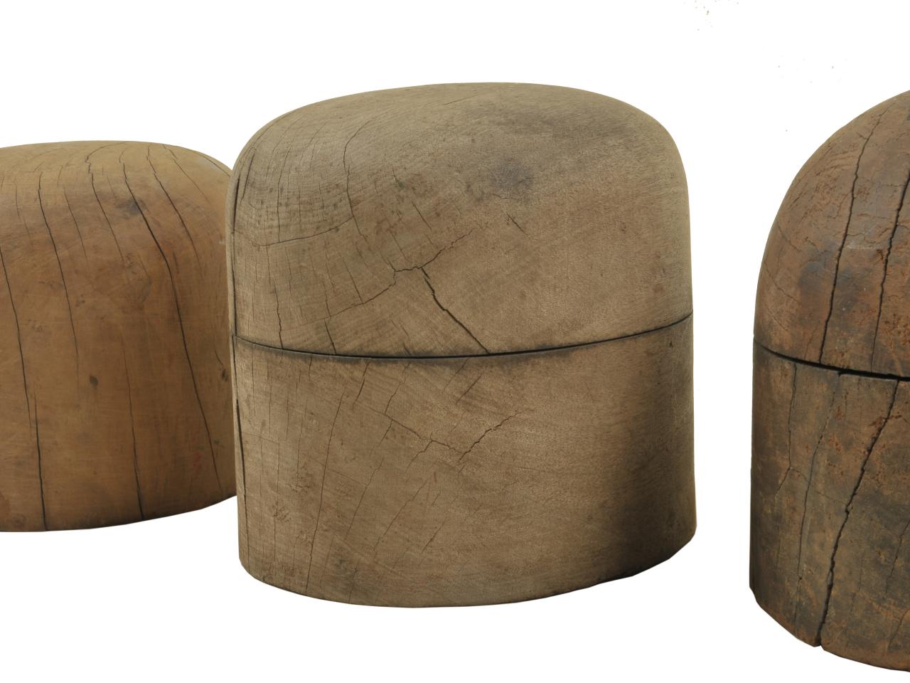 Hormas de madera para copas de sombreros