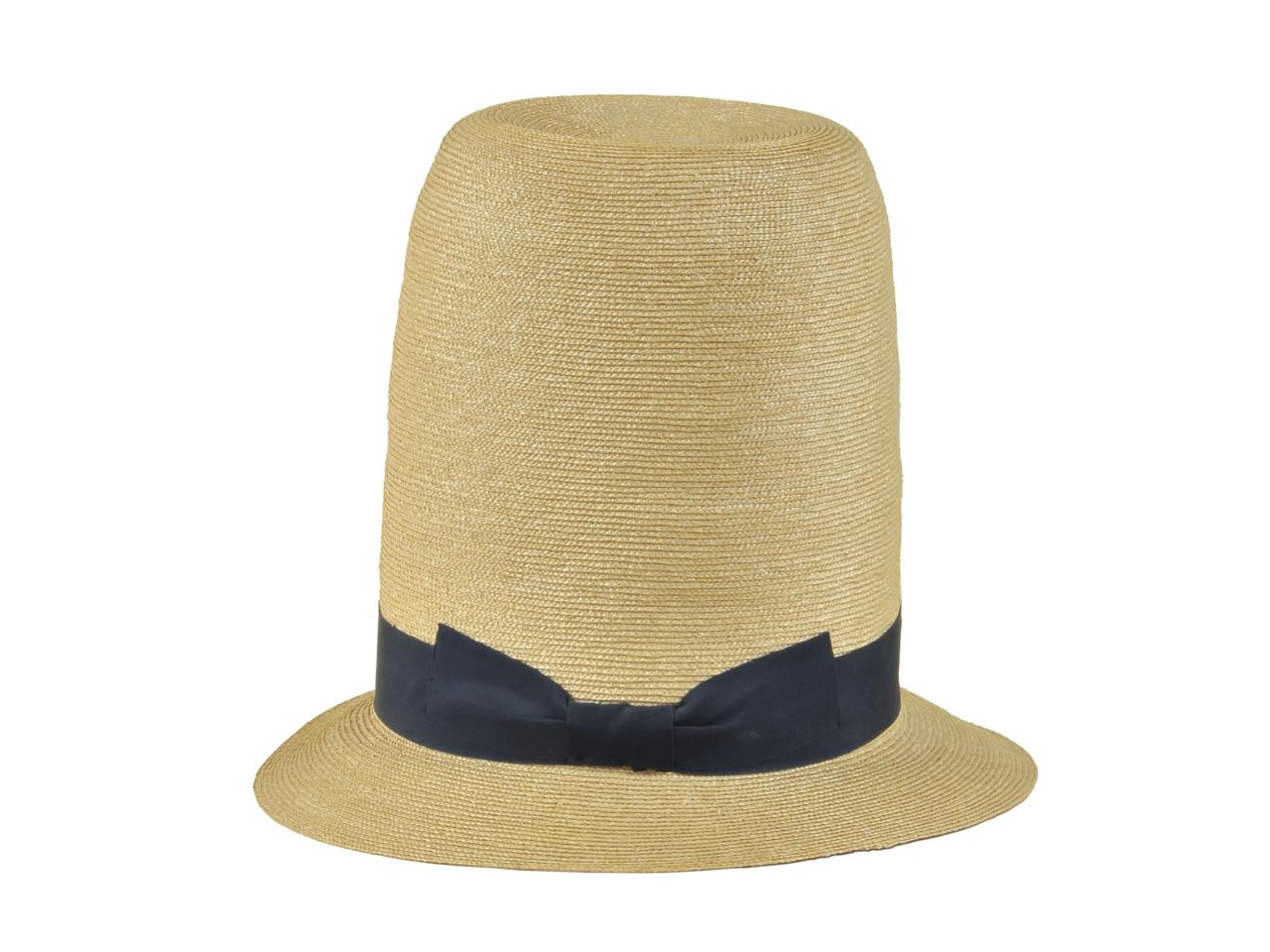Sombrero tipo Rugendas, tejido en paja teatina natural
