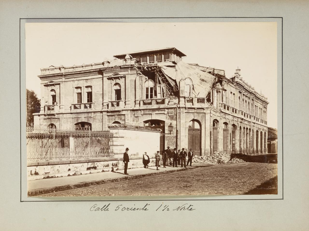 Calle 5 Oriente  y 1 ½ Norte, 1906