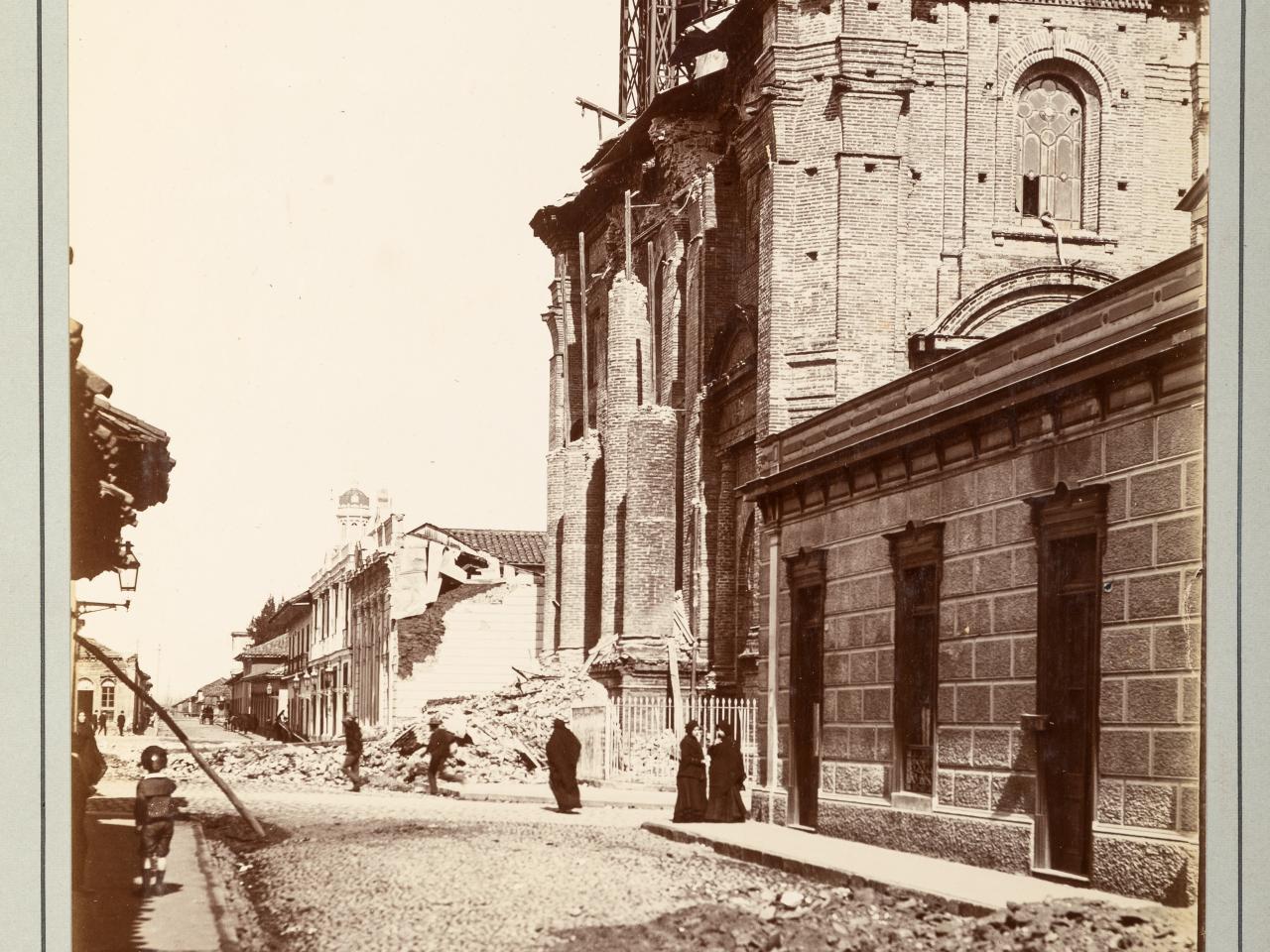 Iglesia Matriz y 1 poniente  1906, 1906