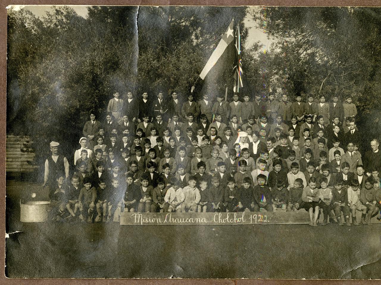 Retrato de alumnos de la Misión Anglicana (1922)