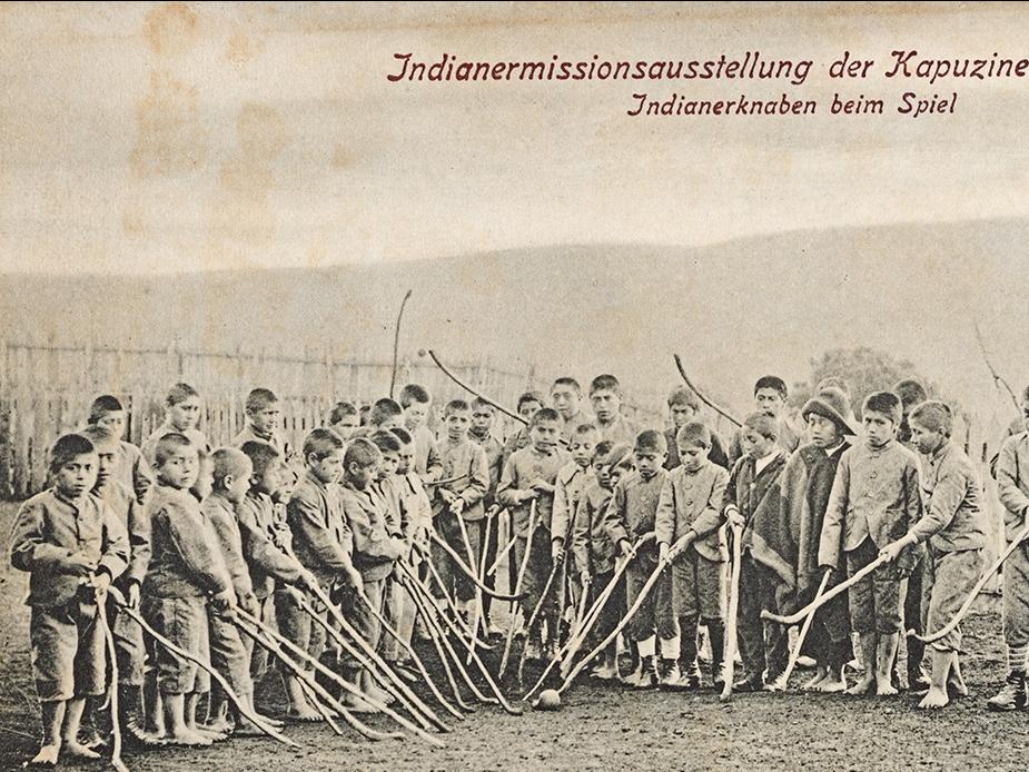 &amp;quot;Indianerknaben beim Spiel&amp;quot; (Niños indígenas jugando)