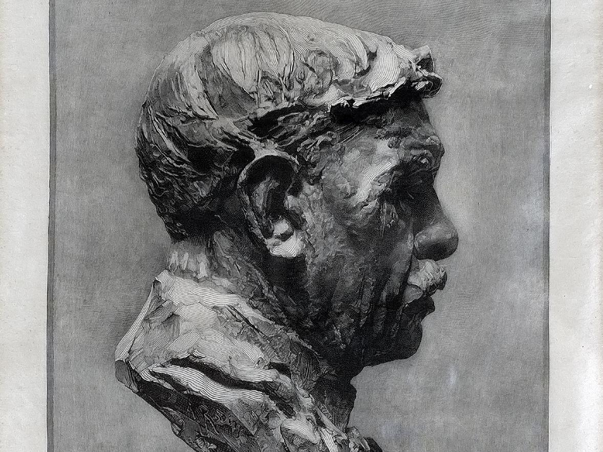 Buste de Falguière d'après Rodin