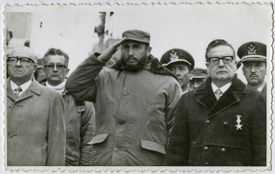 Gira presidencial a la Region de Magallanes del presidente Salvador Allende y Fidel Castro (1971)