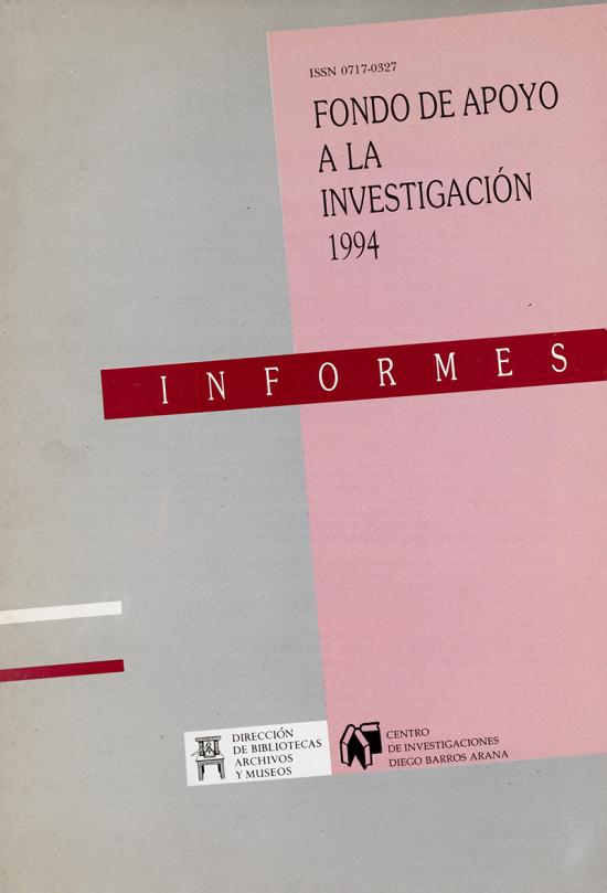 FAIP 1994 Informe Final FAIP 1994