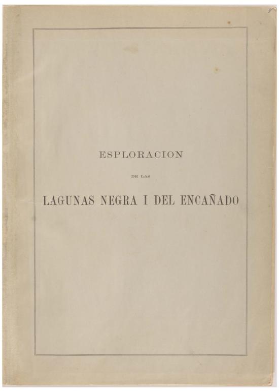 Esploración de las Lagunas Negra i del Encañado