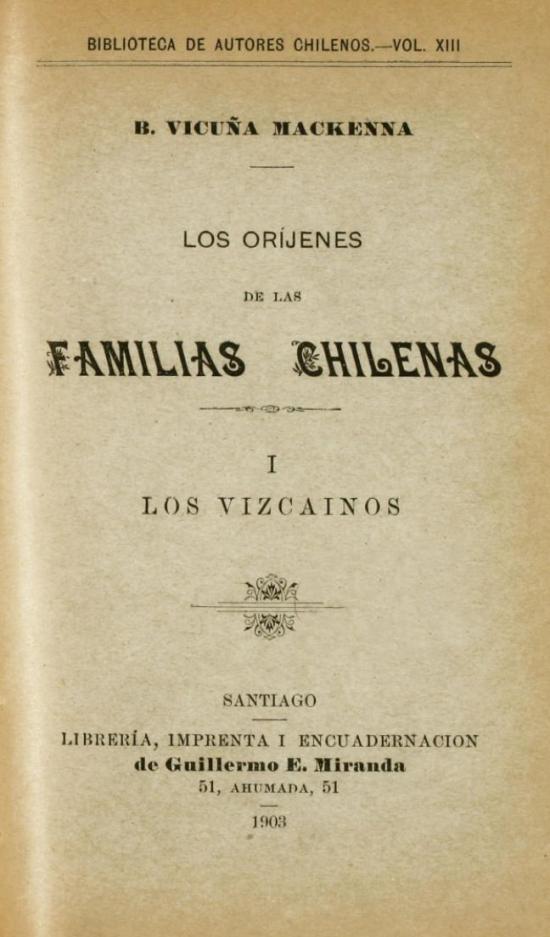Los orígenes de las familias chilenas