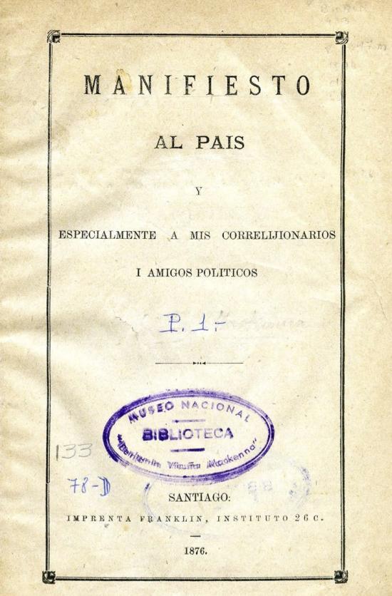 Manifiesto al País