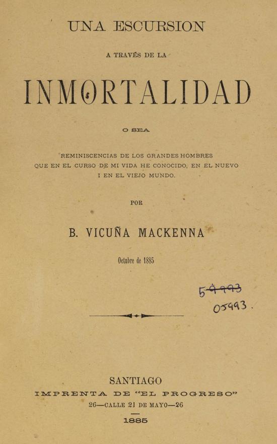 Una excursión a través de la inmortalidad