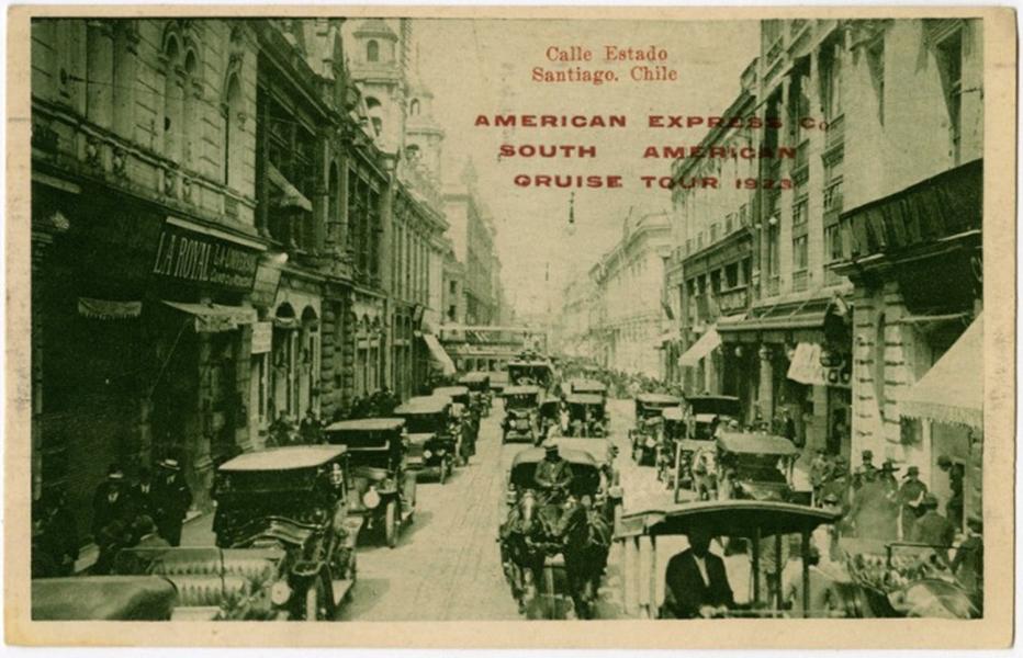 Calle Estado, Santiago, Chile.