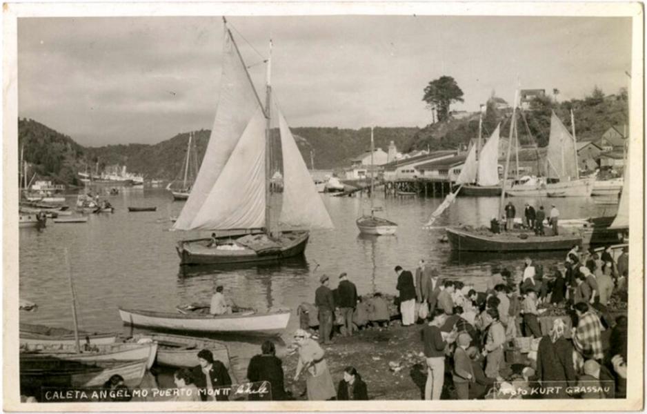 Caleta Angelmó, Puerto Montt, Chile.
