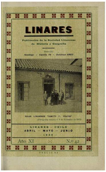 Portada Solar Linarense Benito J. Chacón