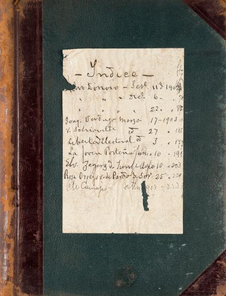 Índice del volumen 18