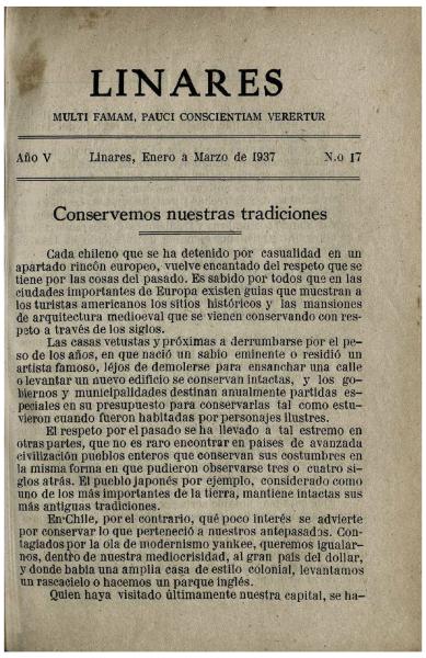 Conservemos nuestras tradiciones