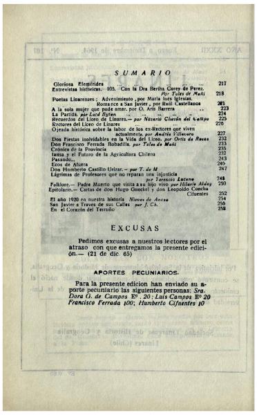 Sumario (con avisos)