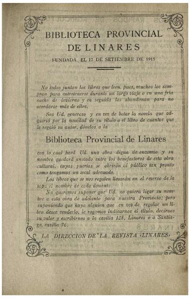 Biblioteca Provincial de Linares