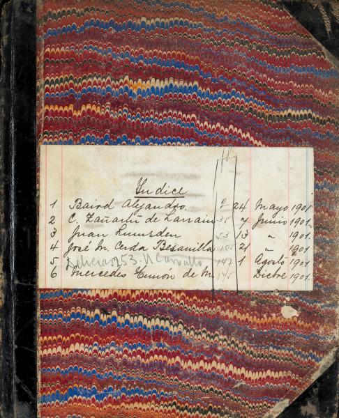 Índice del volumen 5