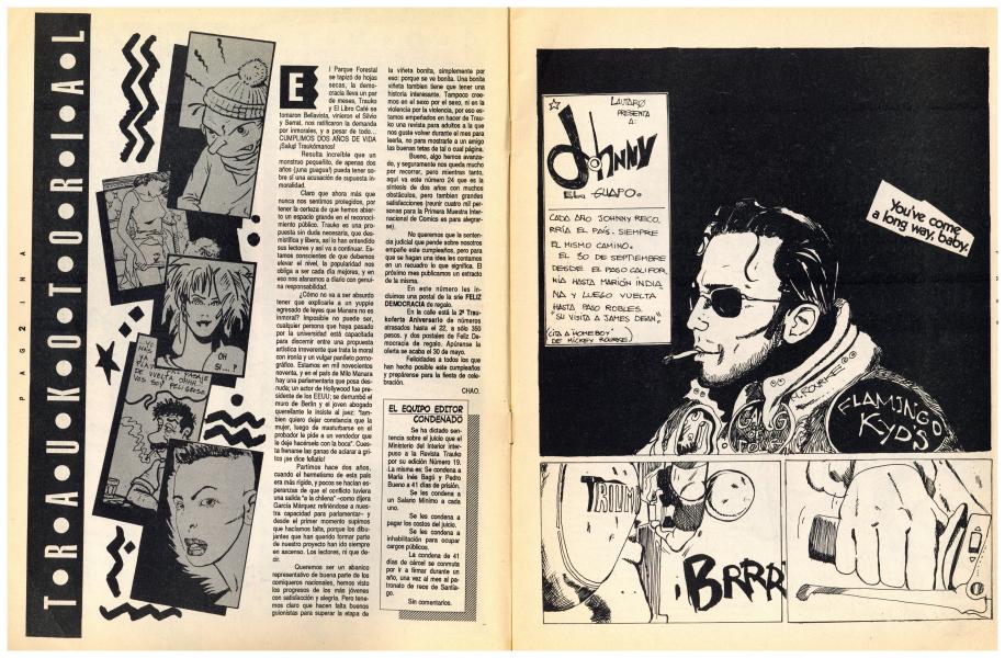 Traukotorial y página de Lautaro, nº22