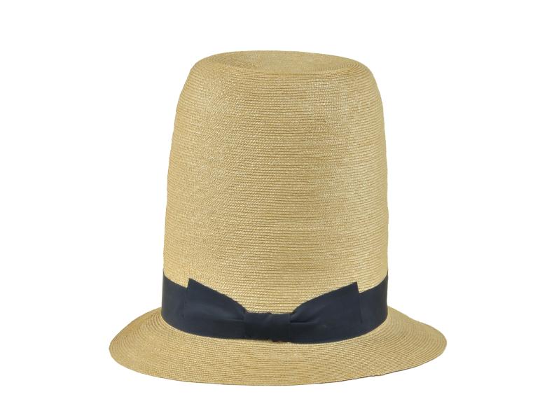 Sombrero tipo Rugendas, tejido en paja teatina natural