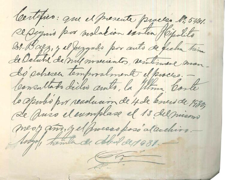 Extracto de sentencia final según la Ilustrísima Corte de Temuco