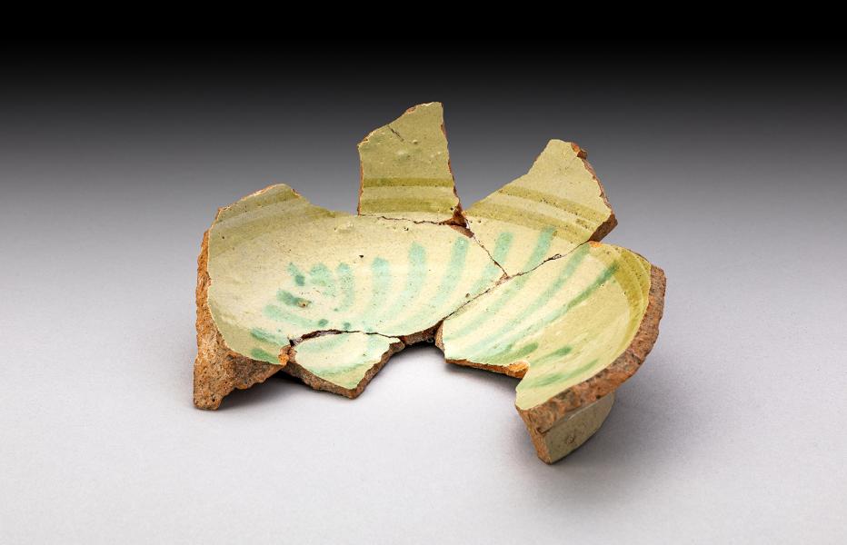 Posible cuenco grande de mayólica sudamericana