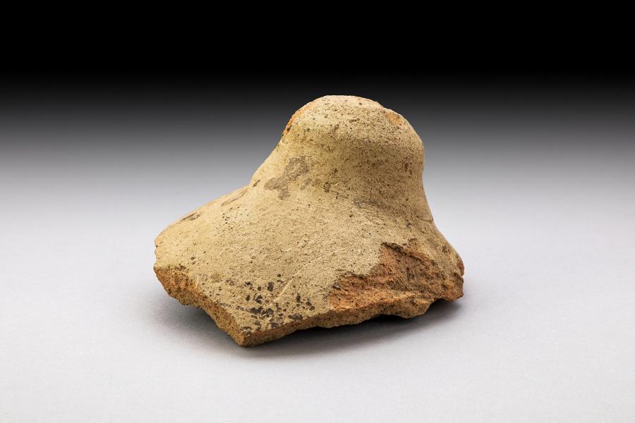 Cara externa de la base de la misma botija