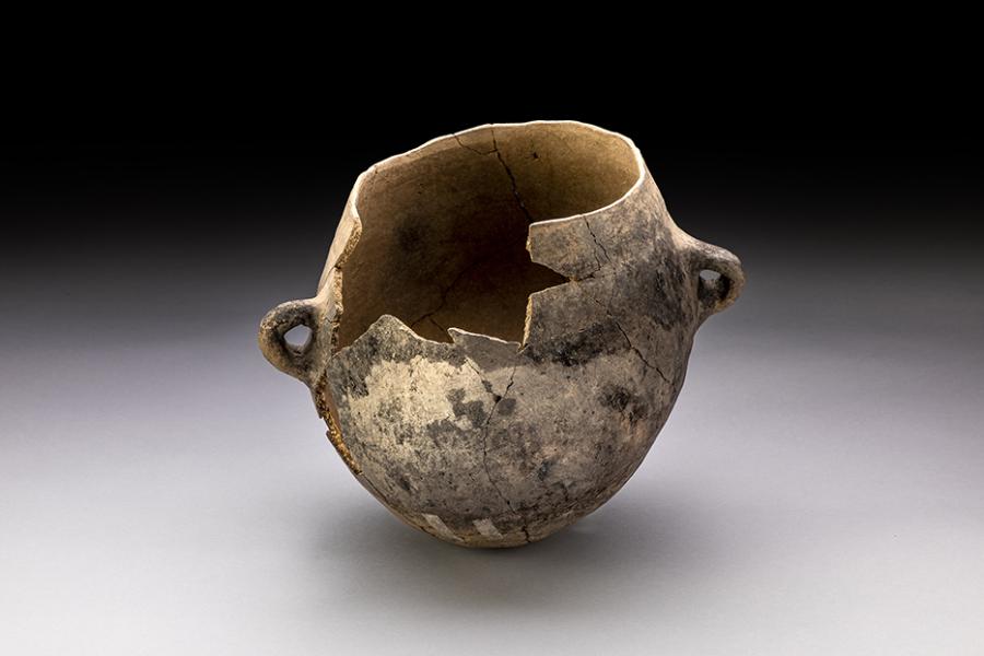 Olla Aconcagua con dos asas verticales