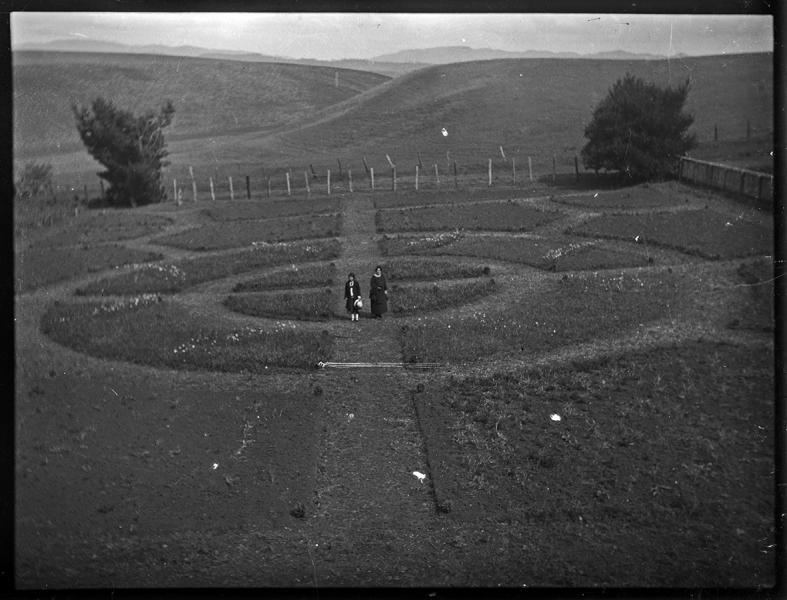 Parque de la casa Rivas en Los Carrizos (c. 1922)