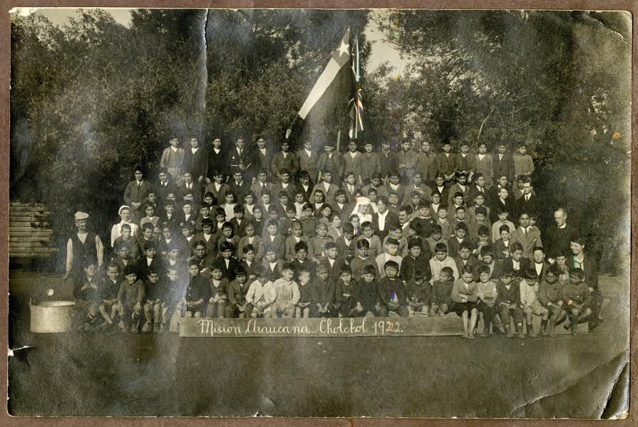 Retrato de alumnos de la Misión Anglicana (1922)