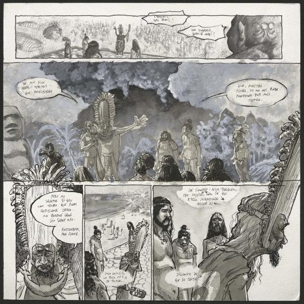 Ante la amenaza del hundimiento de Hiva, el Ariki anuncia la decisión de abandonar la isla