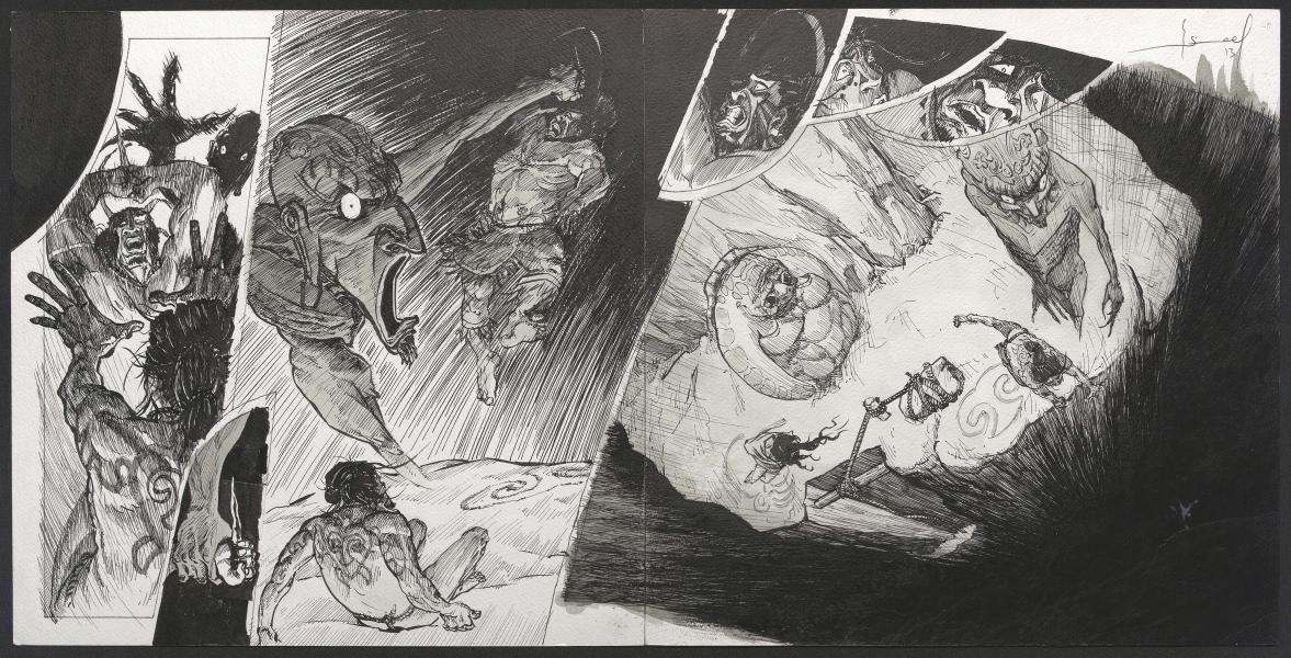 El espíritu Ivi interviene en un combate dando muerte al agresor