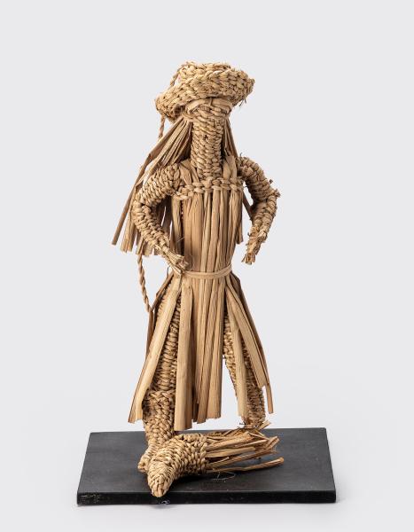 Figura con sombrero y botas (inacabada)