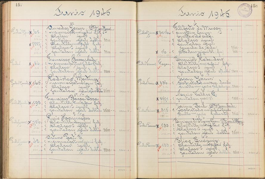 Pedidos de junio de 1945 Pedidos de junio de 1945