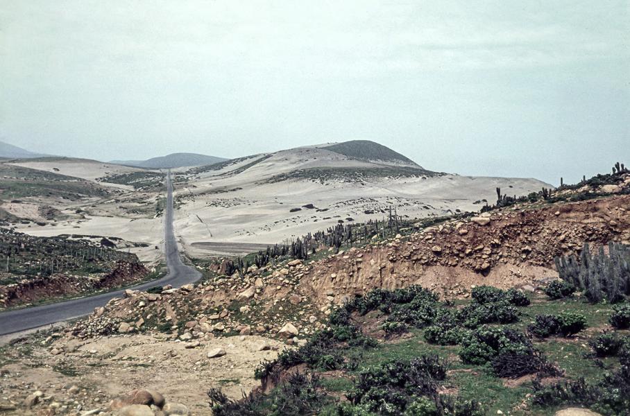 Vista de la carretera Panamericana en el sector de El Teniente Vista de la carretera Panamericana en el sector de El Teniente