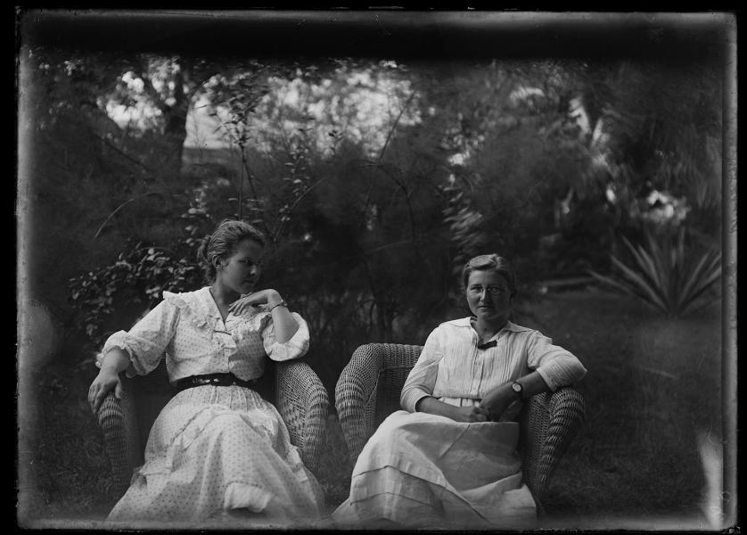 Retrato de dos mujeres