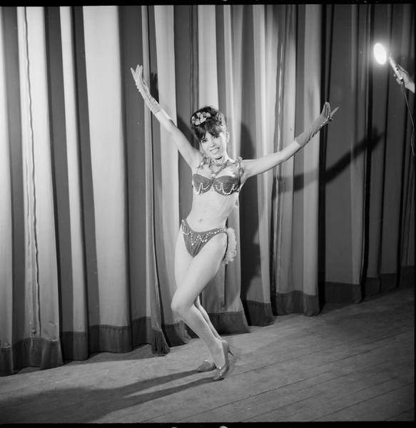 Virginia Velásquez, en el escenario del Picaresque