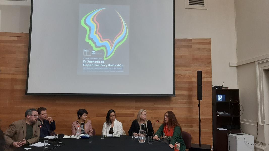 Expositores mesa: Investigación, Patrimonios y Ciencia